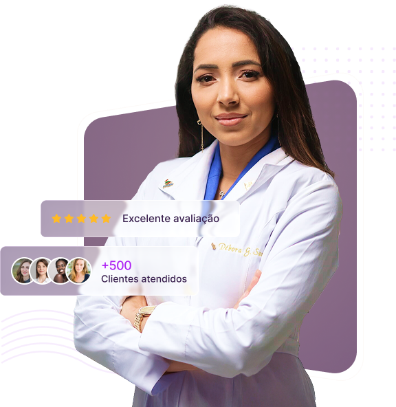 Mulher de frente para a câmera